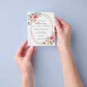 Budget Bridal Shower Invitation Flyer (Hand)