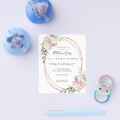 Budget Bridal Shower Invitation Flyer (Enkel)