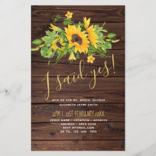 BUDGET Bridal Shower Invitations Custom Colors