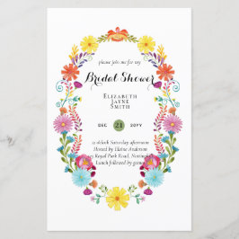 BUDGET Bridal Shower Invitations Custom Colors