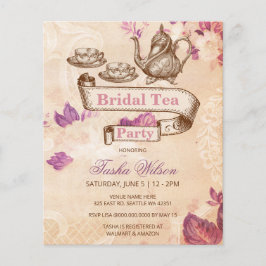 Budget Bridal Tea Bridal Shower Invitation