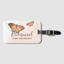 BUDGET Bridesmaid Bridal Party Gifts BUTTERFLIES