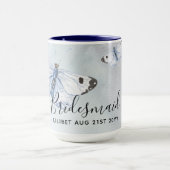 BUDGET Bridesmaid Bridal Party Gifts BUTTERFLIES Mok (Midden)