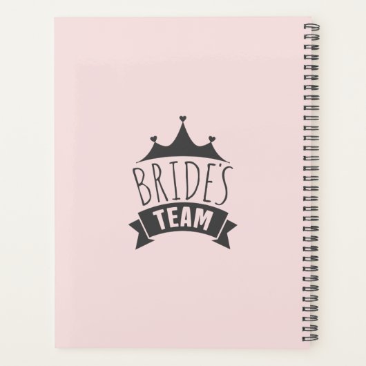 BUDGET Bridesmaid Gifts PHOTO COLLAGE Quottes BFF Planner (Achterkant)