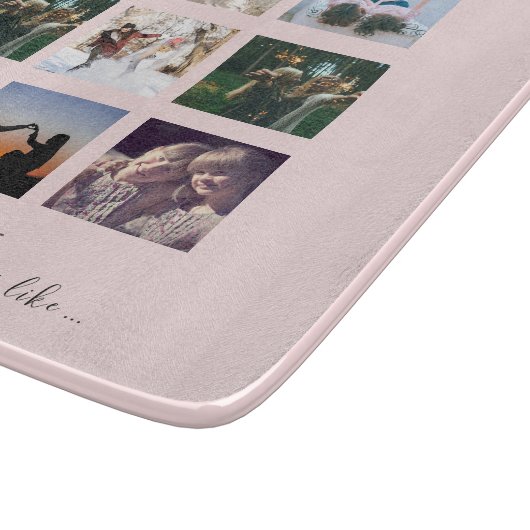 BUDGET Bridesmaid Gifts PHOTO COLLAGE Quottes BFF Snijplank (Hoek)