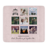 BUDGET Bridesmaid Gifts PHOTO COLLAGE Quottes BFF Snijplank (Voorkant)
