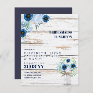 BUDGET Bridesmaids Luncheon Brunch Lunch Floral