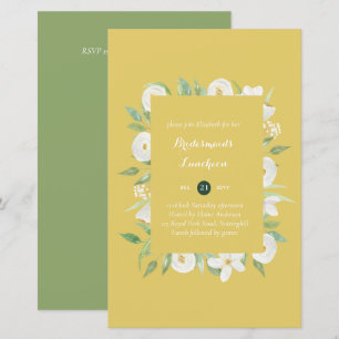BUDGET Bridesmaids Luncheon Brunch Lunch Floral