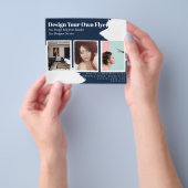 BUDGET brochure GRATIS design Sjabloon Abstract bl (Hand)