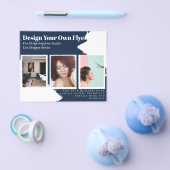 BUDGET brochure GRATIS design Sjabloon Abstract bl (Enkel)