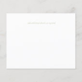 BUDGET brochure Paper Change Date Wedding (Achterkant)