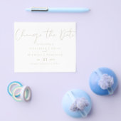 BUDGET brochure Paper Change Date Wedding (Enkel)