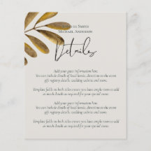 Budget Bronze Leaf Weddenschap - Details