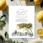 Budget Bruids Douche Uitnodigingen Waterverf Citru Flyer