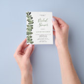 Budget bruidsfeest uitnodiging papieren flyer (Hand)