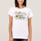 BUDGET Bruidsmeisje Bruidscadeaus ZONNEBLOEMEN T-shirt (Voorkant)