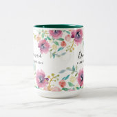 BUDGET Bruidsmeisje Bruiloftsgeschenken Roze Bloem Tweekleurige Koffiemok (Center)