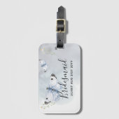 BUDGET Bruidsmeisje Bruiloftsgeschenken VLINDERS Bagagelabel (Voorkant (verticaal))