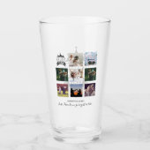 BUDGET Bruidsmeisje Cadeaus FOTO COLLAGE Quotes BF Glas (Voorkant)
