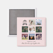 BUDGET Bruidsmeisje Cadeaus FOTO COLLAGE Quotes BF Magneet (Voorkant / Achterkant)