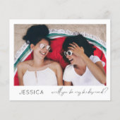 Budget Bruidsmeisje Klein Voorstel Calligrafie (Voorkant)