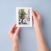 Budget Bruiloft Bedankt Foto Modern Eerbiedig Flyer (Hand)