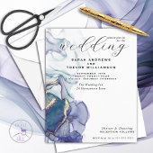 Budget Bruiloft Blauwgroen Violet Alcohol Ink