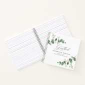 budget bruiloft eucalyptus rustige eenvoudige bezo notitieboek (Binnen)