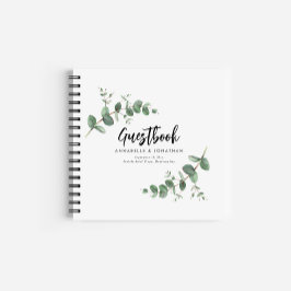 budget bruiloft eucalyptus rustige eenvoudige bezo notitieboek