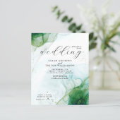 Budget Bruiloft Kelly Groen Alcohol Inkt (Staand voorkant)