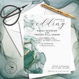 Budget Bruiloft Prachtige Jade Groene Alcohol Inkt