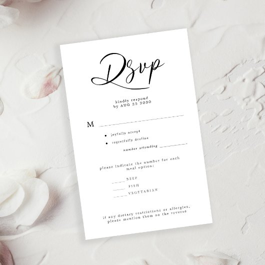 Budget bruiloft reactie eenvoudige maaltijd opties