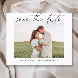 Budget Bruiloft Save The Date Script 2 Foto