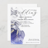 Budget Bruiloft Stoffige Plum Alcohol Inkt (Voorkant / Achterkant)