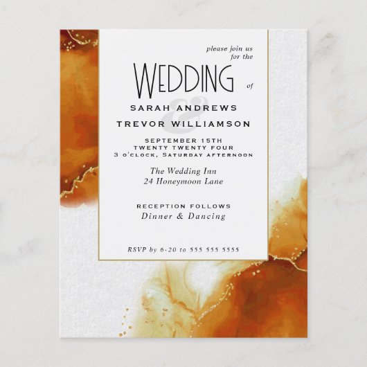 Budget Bruiloft Toscane Topaz Abstract Skies (Voorkant)