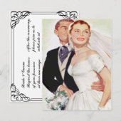 budget bruiloft uitnodiging (Voorkant / Achterkant)