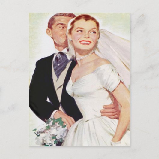 budget bruiloft uitnodiging (Voorkant)