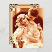 budget bruiloft uitnodiging (Voorkant / Achterkant)