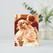 budget bruiloft uitnodiging (Staand voorkant)