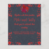 Budget bruiloft uitnodigingen & uitnodigingen onli (Voorkant)