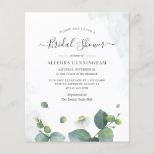 Budget Bruiloftsfeest Eucalyptus Succulent Groene