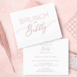Budget Brunch & Bubble Coral Quote Vrijgezellenfee