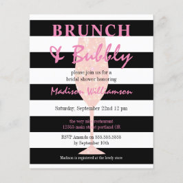 Budget Brunch & Bubble Pink Glitter Vrijgezellenfe
