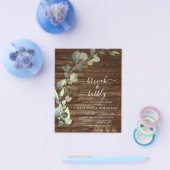 Budget Brunch & Bubble Vrijgezellenfeest Eucalyptu Flyer (Enkel)