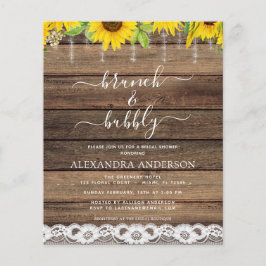 Budget Brunch & Bubble Vrijgezellenfeest Sunflower