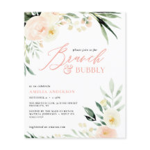 budget Brunch & bubbly groene perzik waterverf 