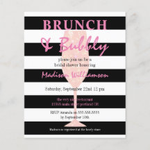 Budget Brunch & Bubbly Roze Glitter Bruiloftsborre