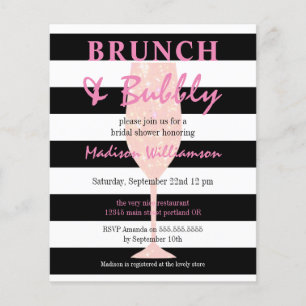 Budget Brunch & Bubbly Roze Glitter Bruiloftsborre
