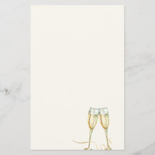 Budget brunch en bubbelige bruids douche uitnodigi flyer (Achterkant)