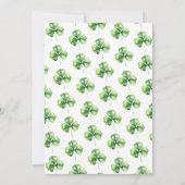 Budget Bubble en Brews St. Patricks Day Party Kaart (Achterkant)